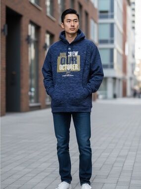 Brewers Navy and Gold Postseason Hoodie